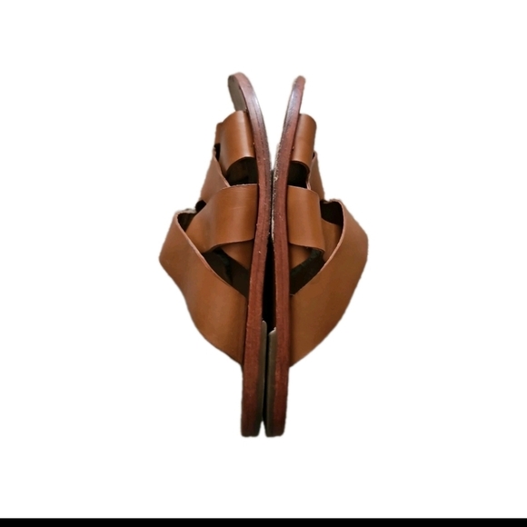 Beek Womens Brown Weaver Toe Loop Handcrafted Leather Comfort Sandal 10 - Picture 10 of 15